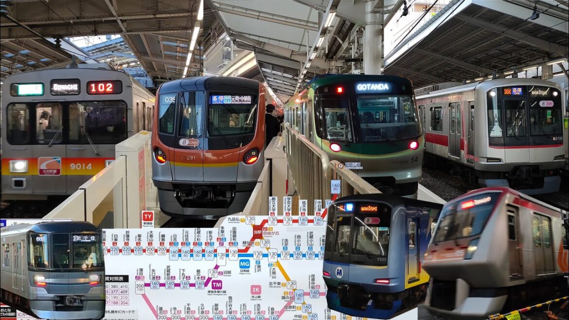 Tokyo : Tokyu lignes Toyoko, Ōimachi et Ikegami Tokyo : Tokyu lignes Toyoko, Ōimachi et Ikegami