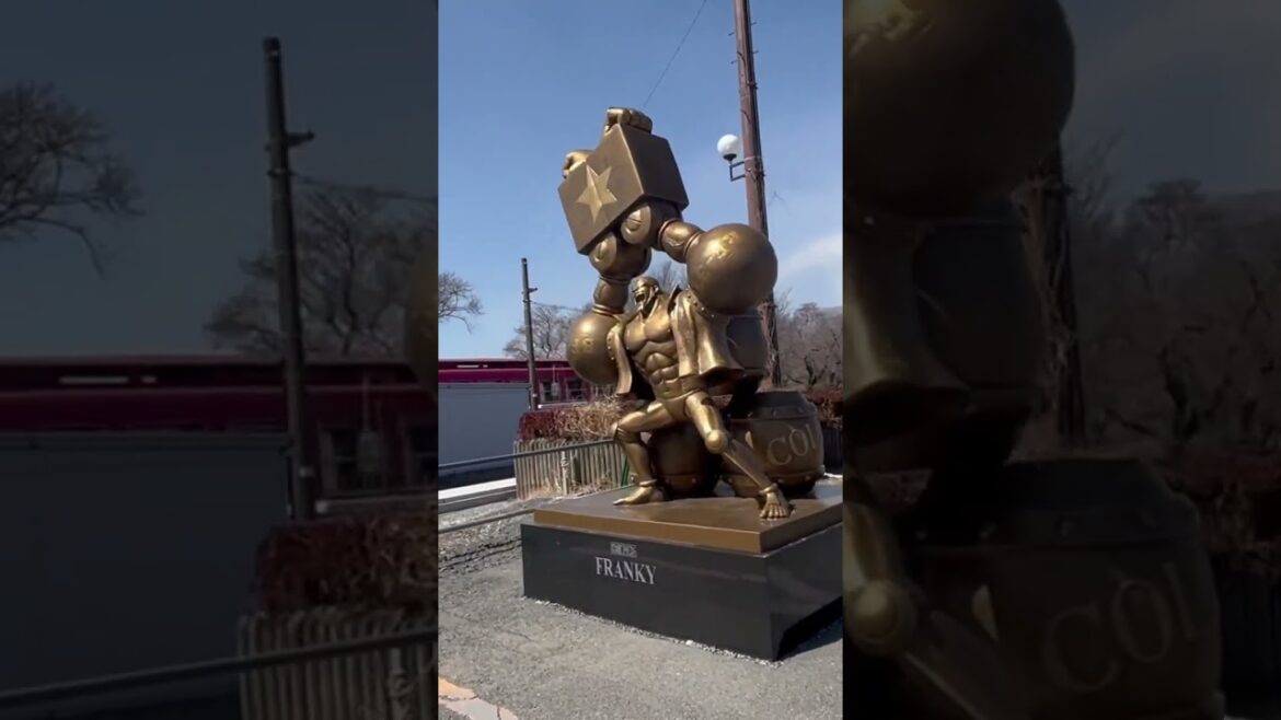 ONE PIECE！フランキーに会える！FRANKY！海賊王をめぐるゲーム動画もあります！高森駅