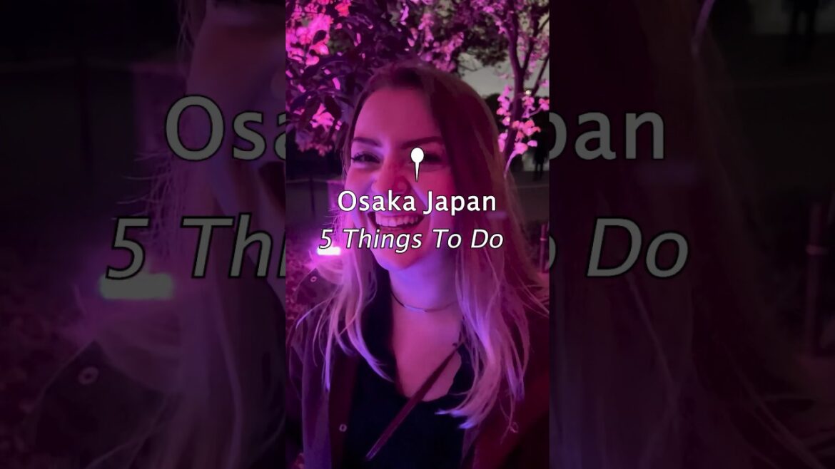 5 Things To Do in Osaka #japantravel #osaka #osakacastle #hedgehog #dotonbori #teamlabs #japantrip