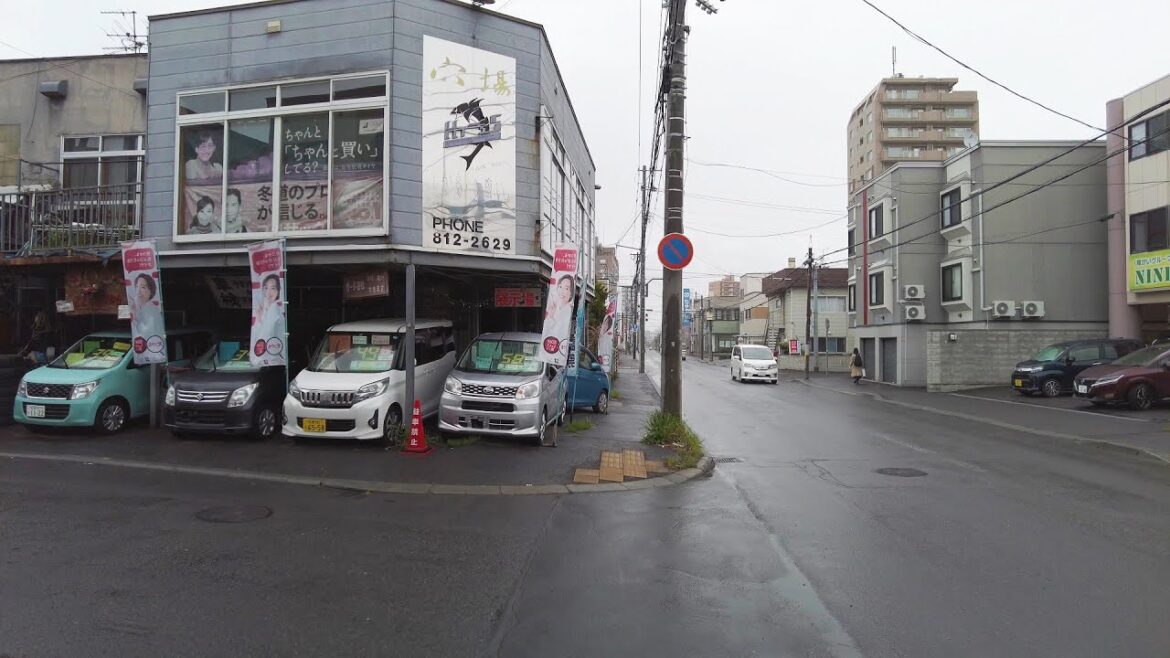 【4K】平岸 散策 2023 | 日本 北海道 札幌 豊平区【Binaural ASMR】