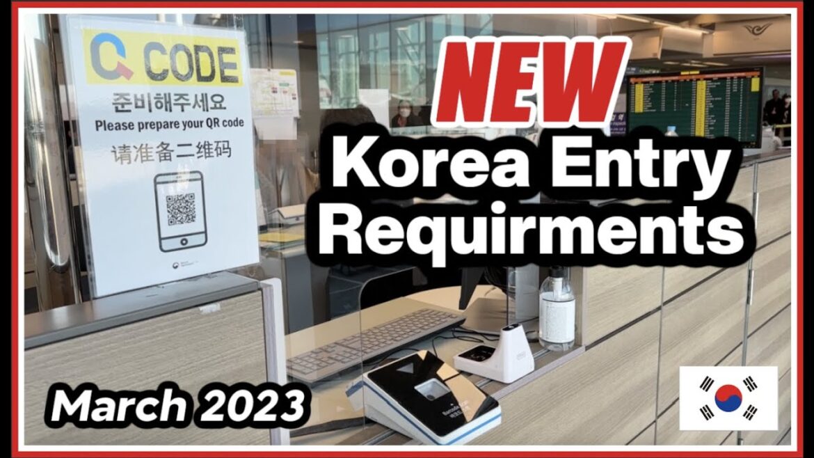 Korea Entry Requirements 2023 Walkthrough (Enter South Korea with me)