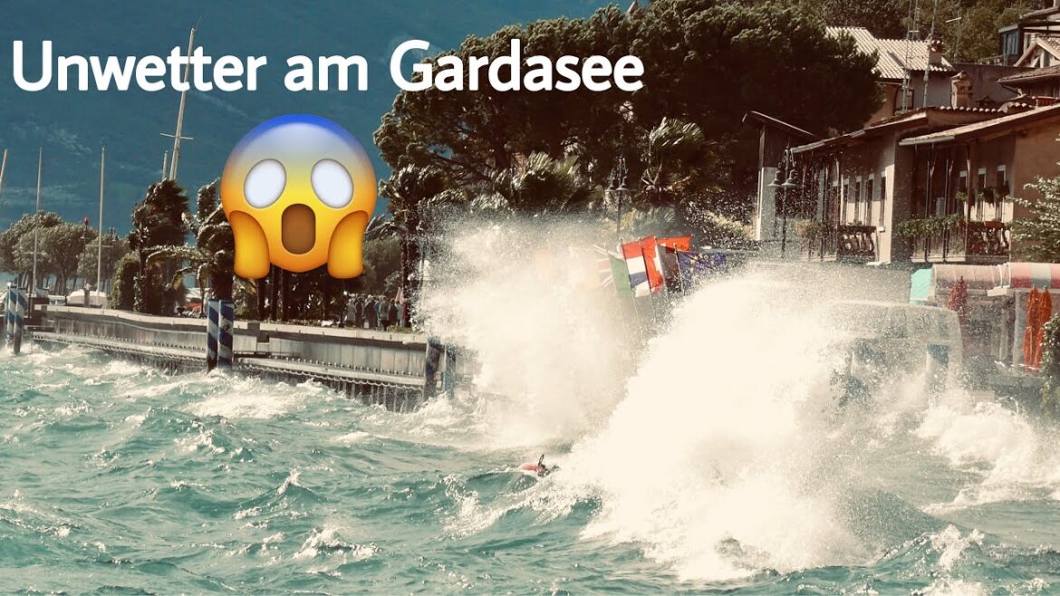 Unwetter/Sturm und Hagel am Gardasee!