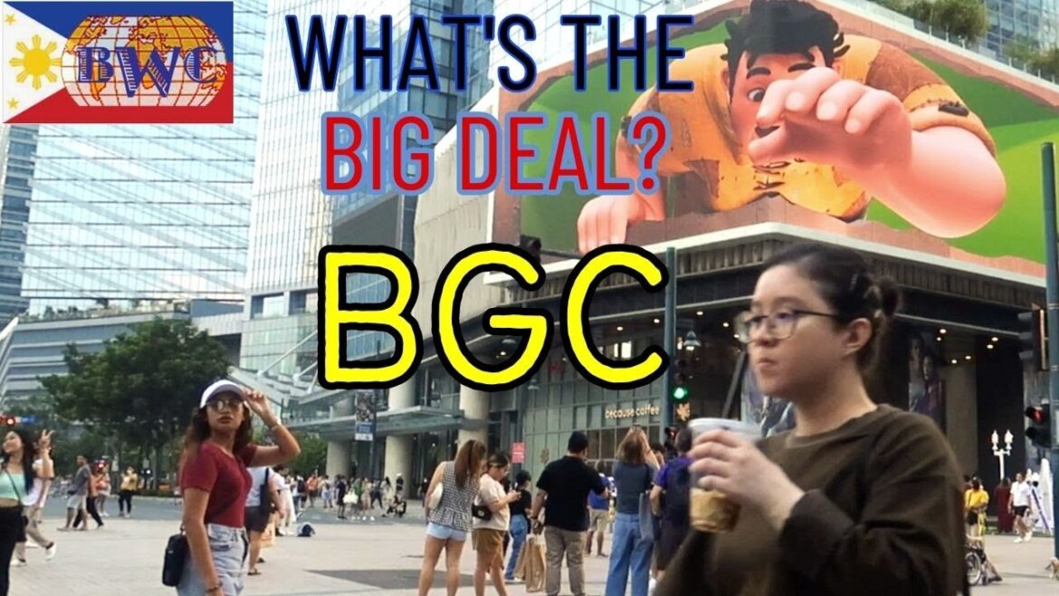 Foreigner visiting BGC (Bonafacio Global City) for First Time, Manila, Philippines.