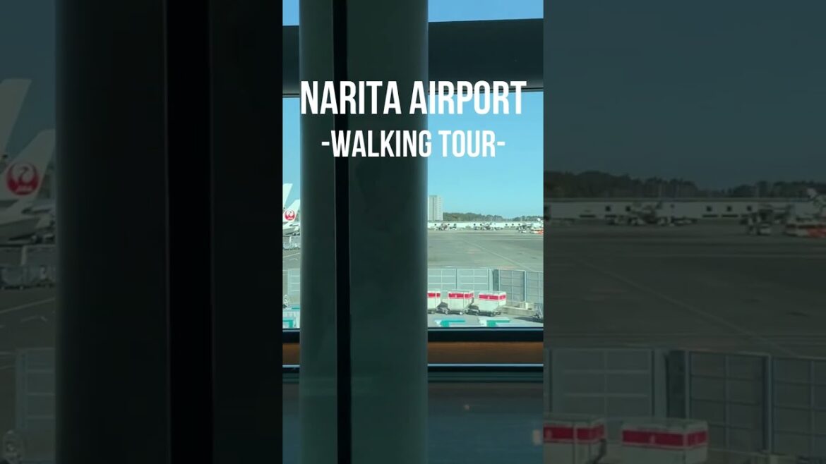 4K NARITA AIRPORT WALKING TOUR【ASMR】【JAPAN】【Vlog】