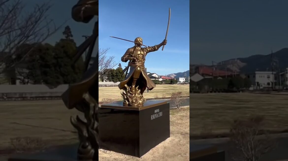 ONE PIECE！ゾロに会える！ZORO！海賊王をめぐるゲーム動画もあります！大津中央公園