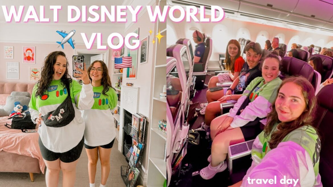 walt disney world vlog ✈️ day 1 | travel day, virgin atlantic premium & port orleans riverside