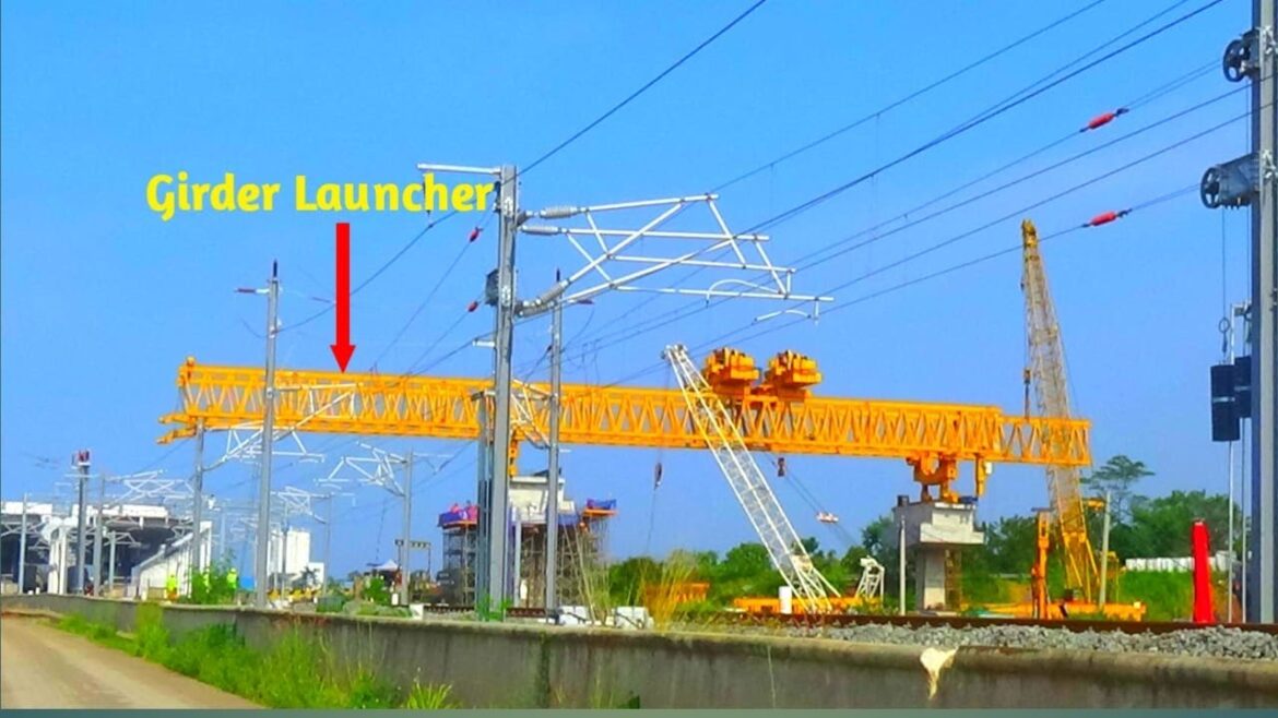 Semakin Panjang Girder Laouncher Terpasang Di Flyover Stasiun Tegalluafr