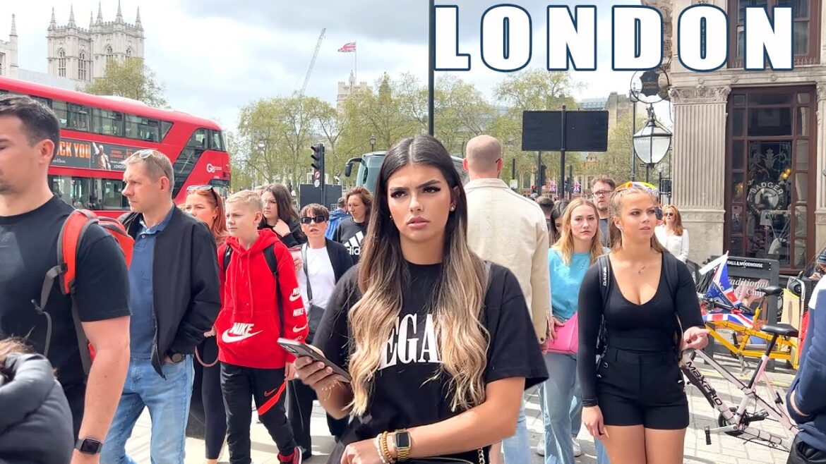 London City Walk Tour 2023 | Best Tourist Places in London |London Street Walk 4K