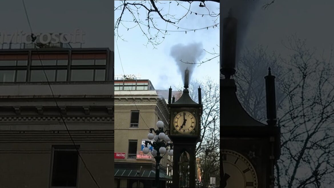 Rare Steam Clock Found In Vancouver's Gastown