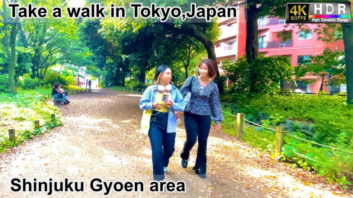 4K 60fps HDR// Take a walk in Tokyo,Japan,Shinjuku-Gyoenmae Sta.→Shinjuku Gyoen area→Shinjuku 3chome 4K 60fps HDR// Take a walk in Tokyo,Japan,Shinjuku-Gyoenmae Sta.→Shinjuku Gyoen area→Shinjuku 3chome