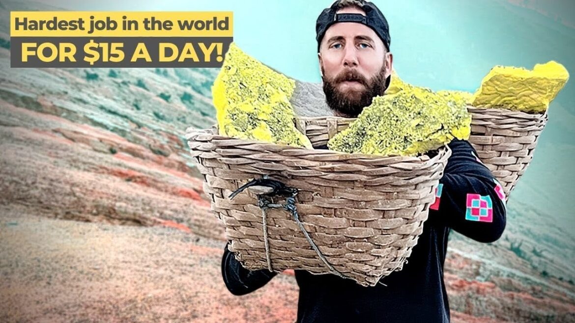 We climbed the most DANGEROUS volcano in Indonesia | Mount IJEN Vlog