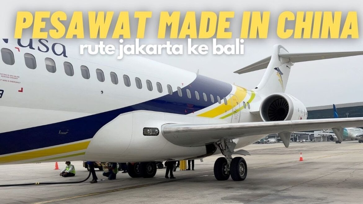 PESAWAT BARU! COMAC ARJ21-700 BUATAN CHINA RESMI JADI ARMADA TRANSNUSA. FLIGHT 8B51188 JAKARTA-BALI PESAWAT BARU! COMAC ARJ21-700 BUATAN CHINA RESMI JADI ARMADA TRANSNUSA. FLIGHT 8B51188 JAKARTA-BALI