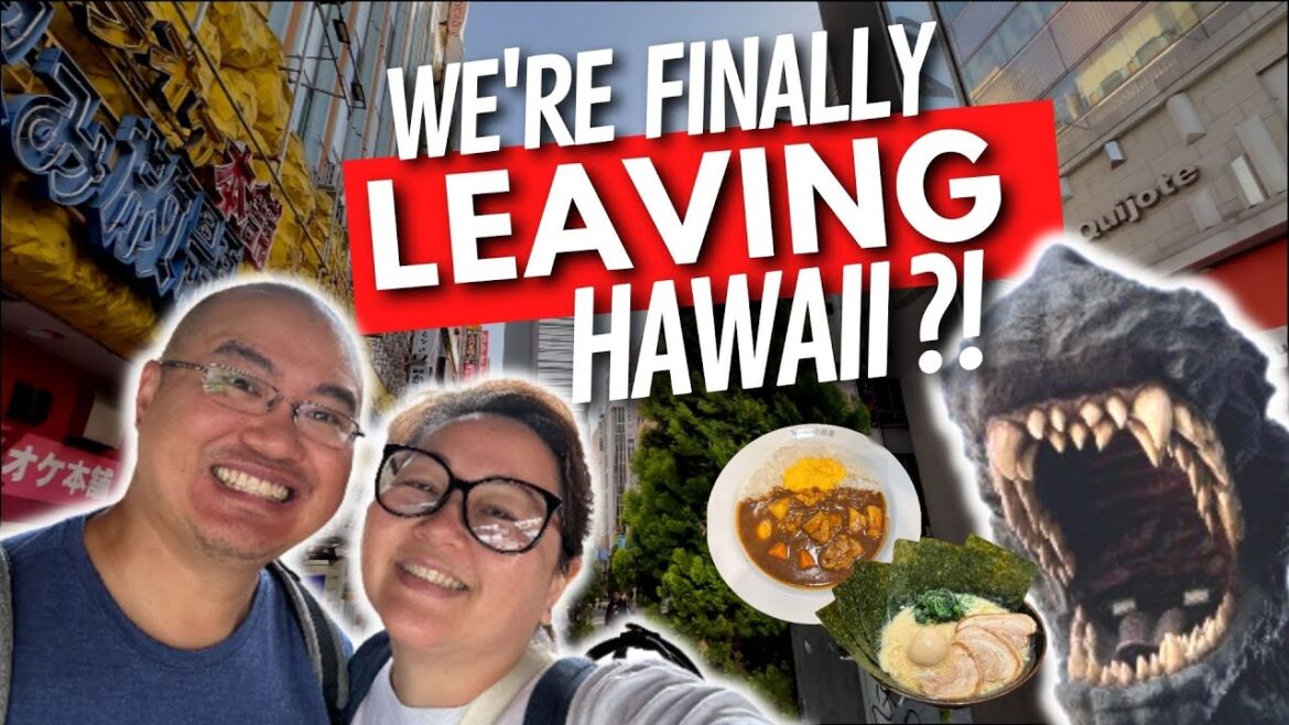 We're FINALLY Leaving Hawaii?! | Travel Vlog to Tokyo, Japan