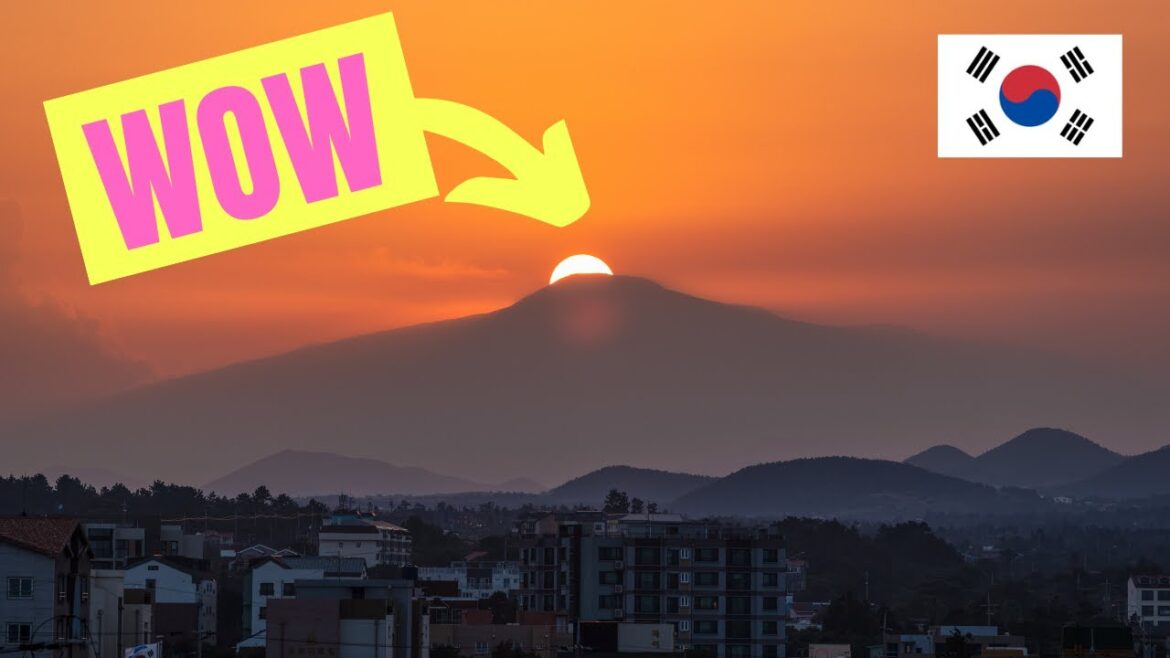 ☀️ Watch the Sunset Over JEJU CITY, SOUTH KOREA 🇰🇷