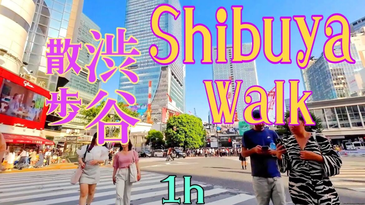 【Shibuya/Walk】ScrambleCrossing & Shoto | 渋谷のスクランブル交差点や松濤を１時間散歩 (May 2023)