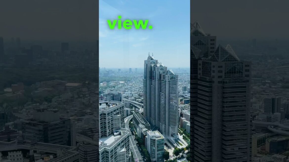 Travel | Go to Tokyo Metropolitan Government Building to see Tokyo city view for free 🏢🌁