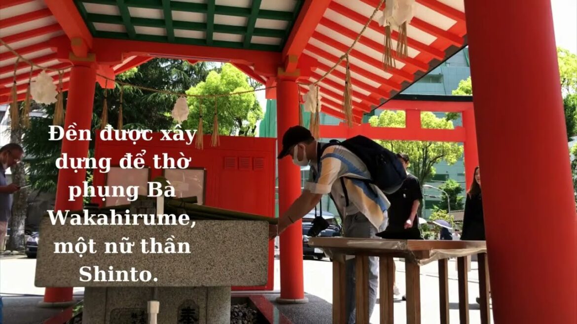 Khám phá nhật bản. Đền thờ Ikuta, Kobe, Nhật bản! #japan #travelling #shorts #ikutashrine