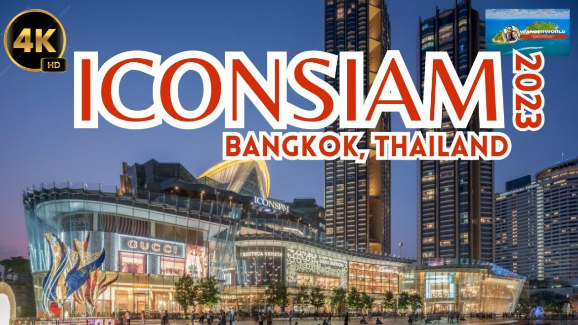 [4K 60fps] ICONSIAM Walking Tour 2023 The Biggest Mall in Thailand #walkingtour #bangkok  #thailand