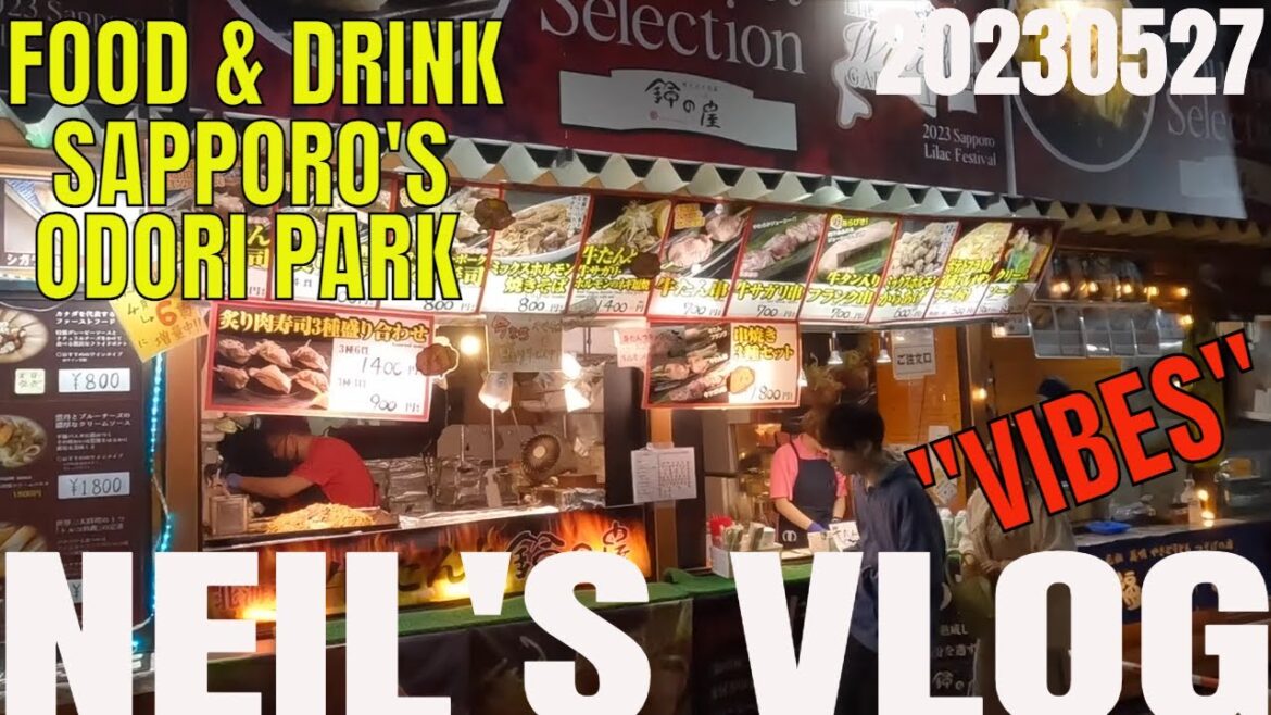 20230527 Vibes from Odori Lilac Festival food and drinks in the park! 20230527 Vibes from Odori Lilac Festival food and drinks in the park!