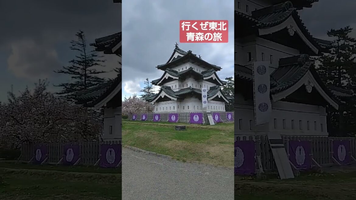ゴールデンウィーク 東北を巡る旅 青森県 JR東日本CMロケ地 鶴の舞橋 弘前城 美しい景色 #旅 #japantravel #旅log