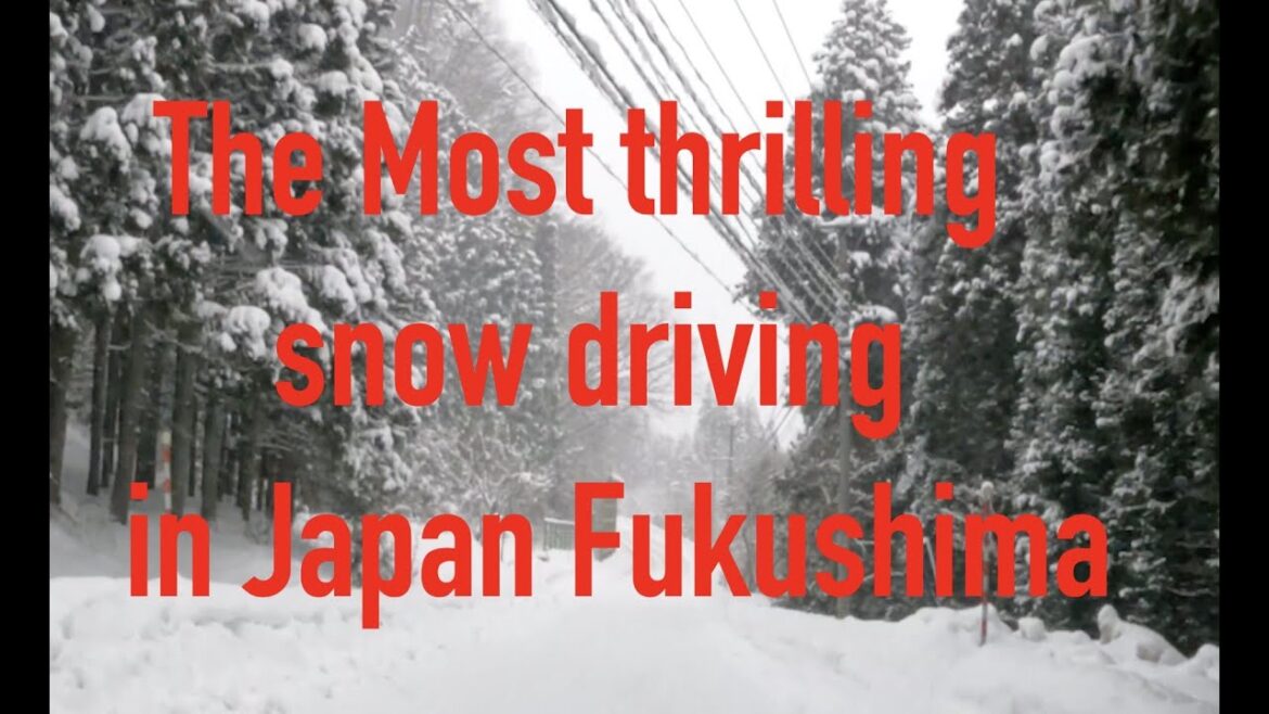 Most difficult snow driving in Japan