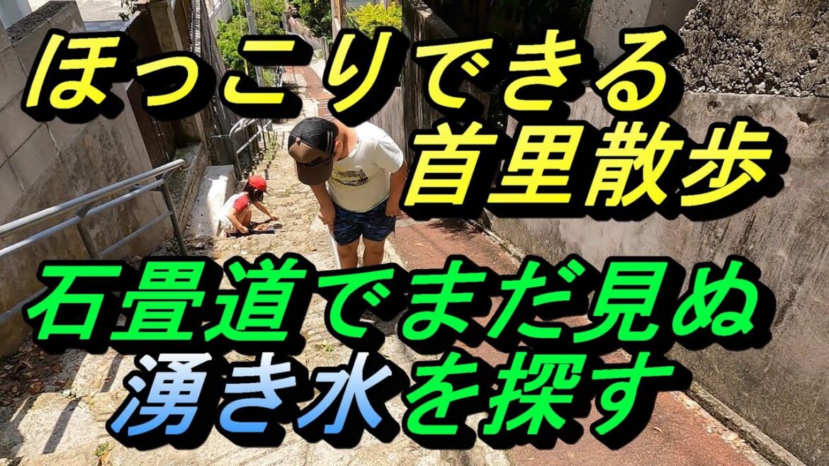 【沖縄の湧水】那覇金城町石畳マイナーな湧き水（樋川）「新垣ぬ川」と「うすくがー」（潮汲川）探し～地元の人に聞いて、やっとたどりつく首里の湧き水～