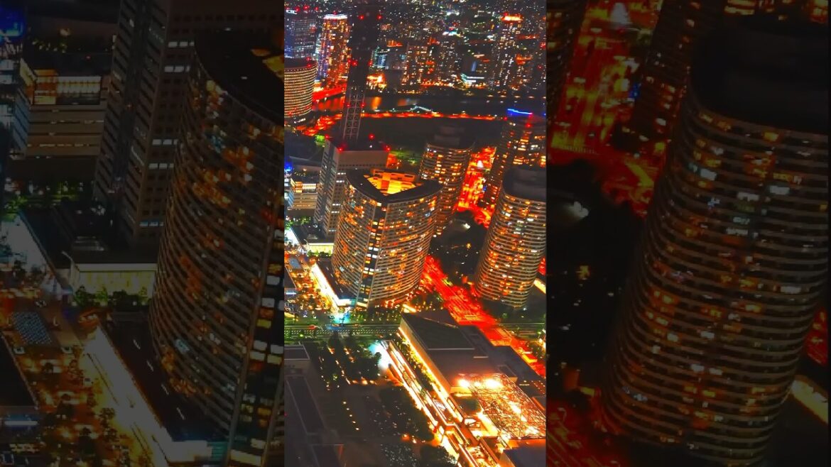 Famous Yokohama city japan #shortfeed #shorts #traveling #cityview  #citywalks #port #trip