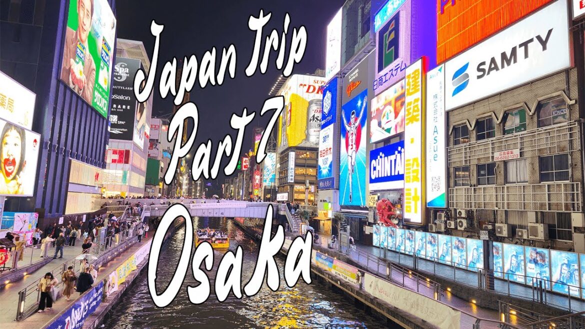 Japan Trip April 2023 Travel VLOG #7 - OSAKA - Golden Pavillion & Dotonburi