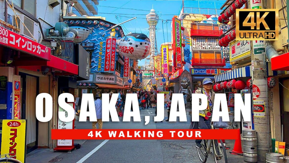 🇯🇵 Osaka, Japan Walking Tour | Shin Sekai to Dotonbori District [ 4K HDR - 60 fps ]