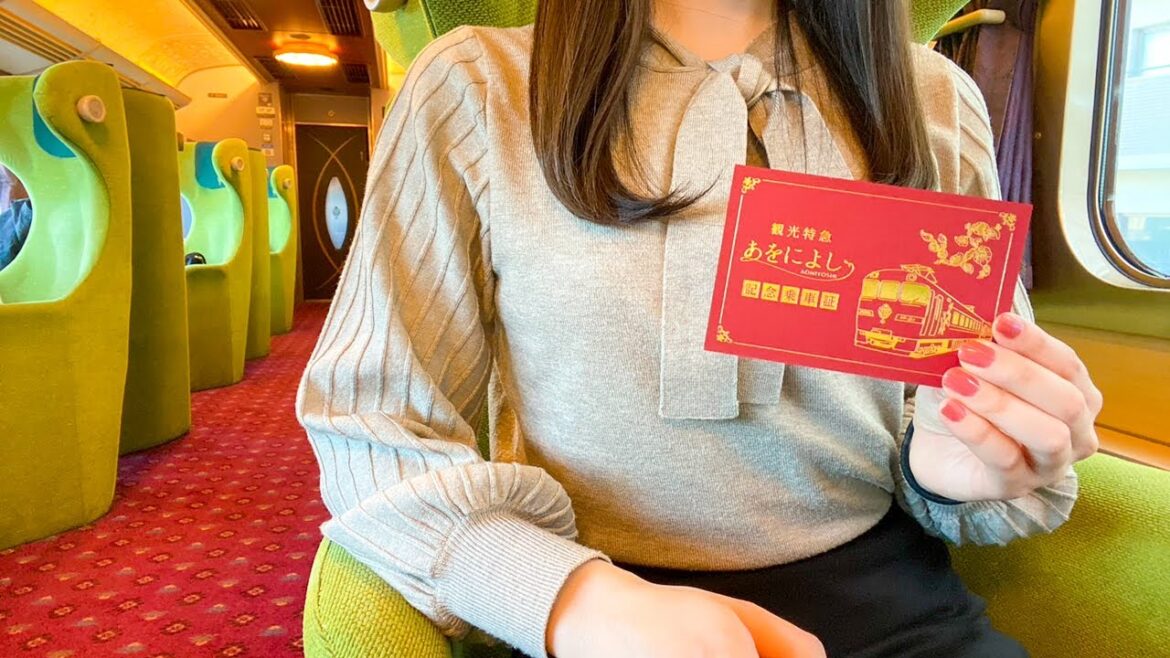 Japan’s Luxury Train from Kyoto to Osaka🚃 | Aoniyoshi Express Japan's Luxury Train from Kyoto to Osaka🚃 | Aoniyoshi Express