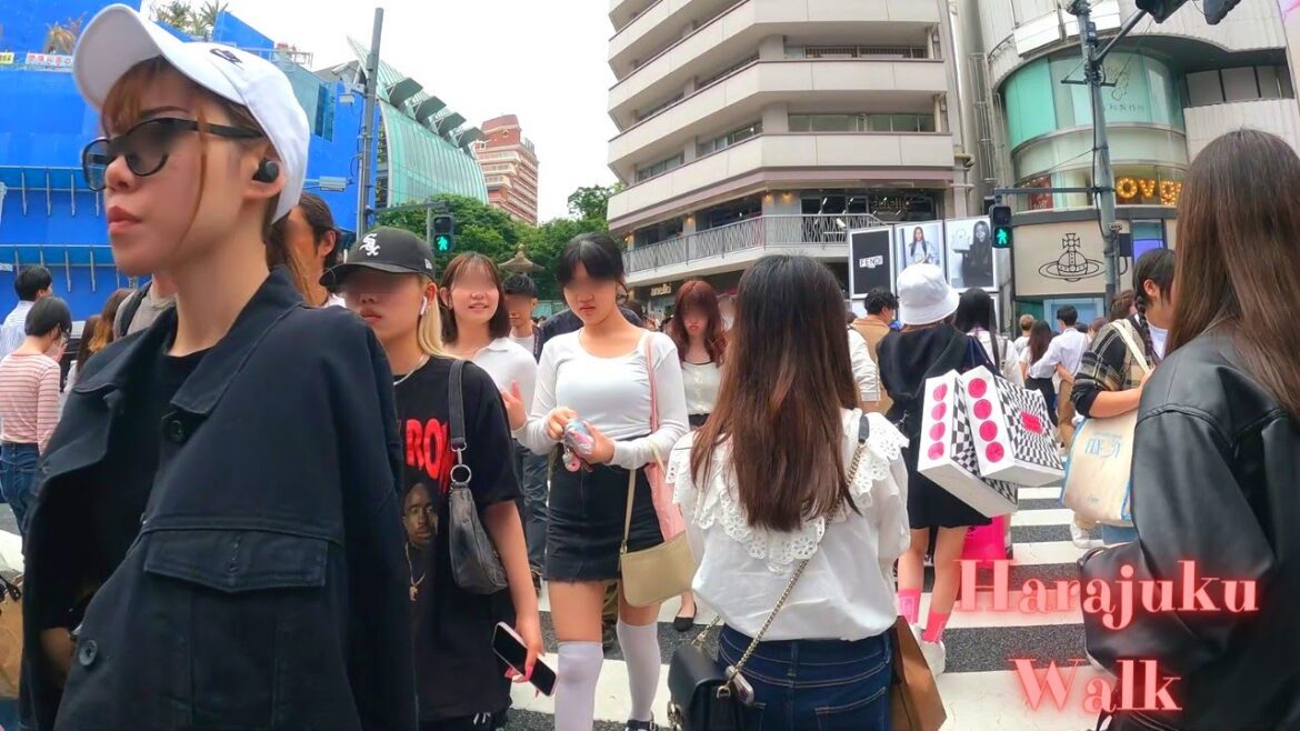 Harajuku Tokyo in Japan walk tour. 【4K】5.2023-26