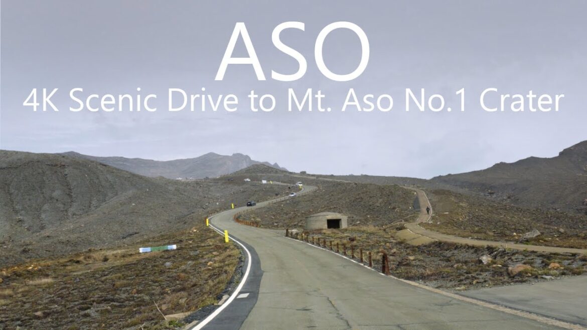 4K Scenic Drive to Mt. Aso Nakadake No.1 Crater / 阿蘇ドライブ中岳第一クレーター 4K Scenic Drive to Mt. Aso Nakadake No.1 Crater / 阿蘇ドライブ中岳第一クレーター