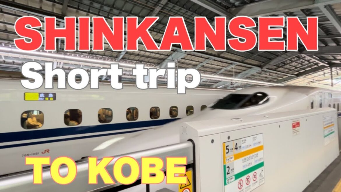 Taking Japan's Bullet Train(Shinkansen) from Shin-Yokohama to Shin-Kobe
