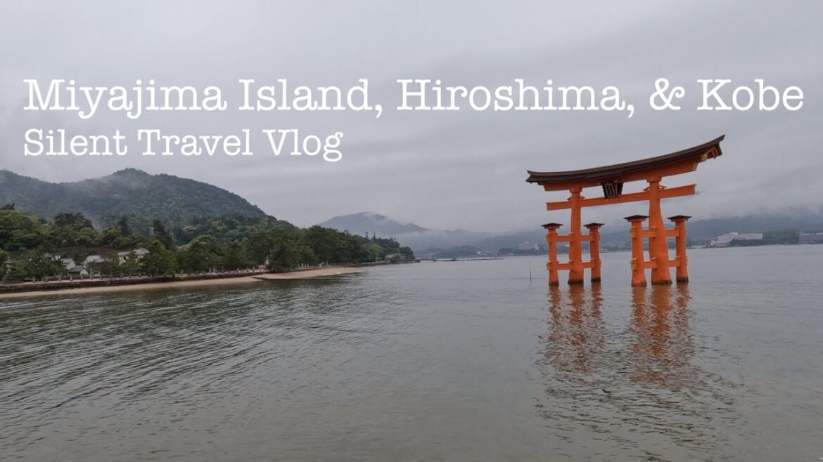 Visiting Miyajima Island, Hiroshima, and Kobe | 1 Day | Silent Travel Vlog