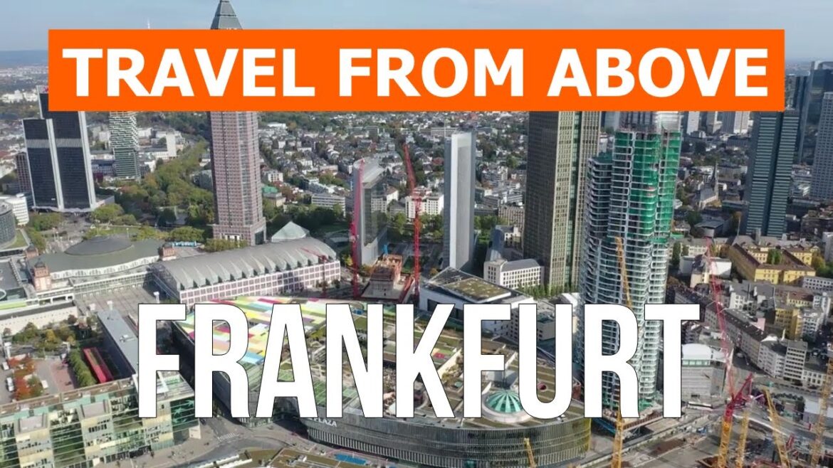 Frankfurt, Germany | Vacation, tourism, travel, review, trip | Video 4k drone | City of Frankfurt