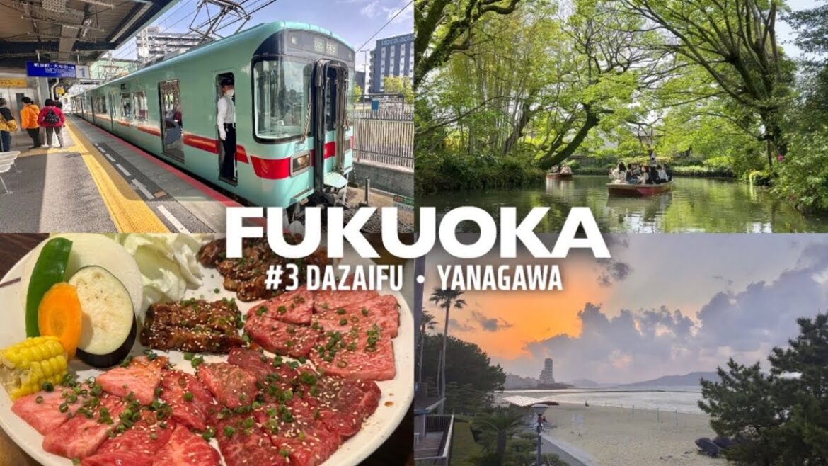 후쿠오카 여행 #3 단돈 3만원에 근교 당일치기🚃 다자이후 야나가와 뱃놀이🛶 모모치해변🌅 야키니쿠 맛집과 이치란 본점🍜 후쿠오카 여행 #3 단돈 3만원에 근교 당일치기🚃 다자이후 야나가와 뱃놀이🛶 모모치해변🌅 야키니쿠 맛집과 이치란 본점🍜