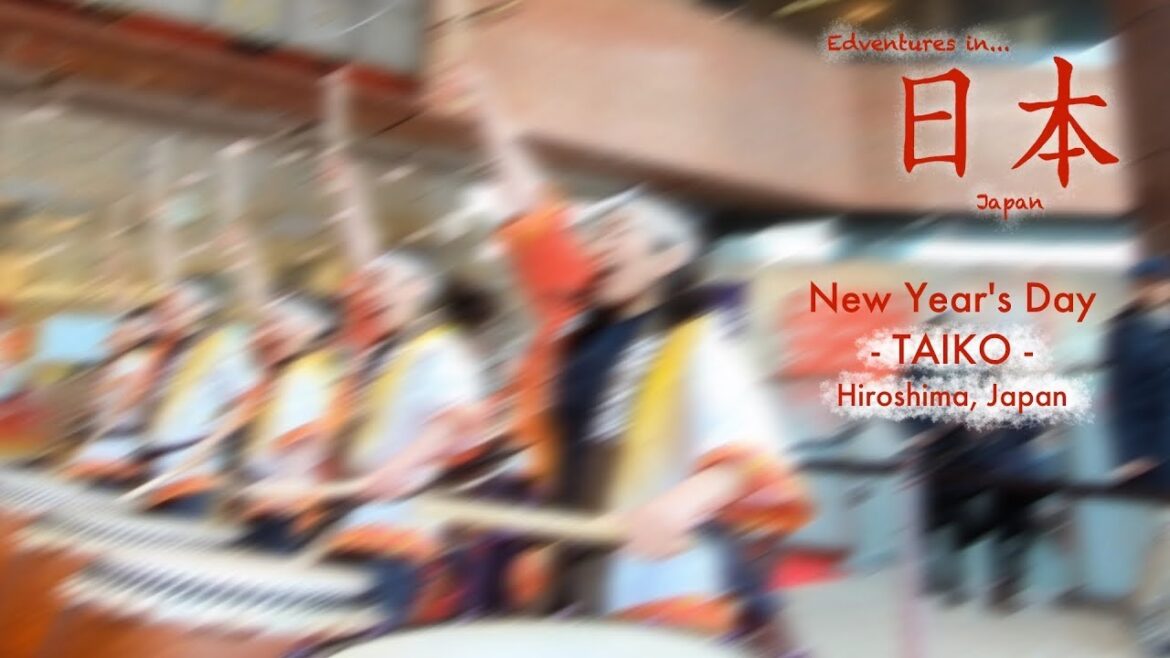 Taiko in the streets | our last morning in Hiroshima