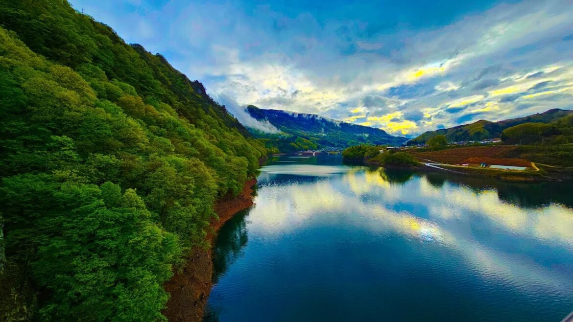 nature shots in japan naganohara Fudoo bridge most beautiful place#japan #tranding #travel 🏞️