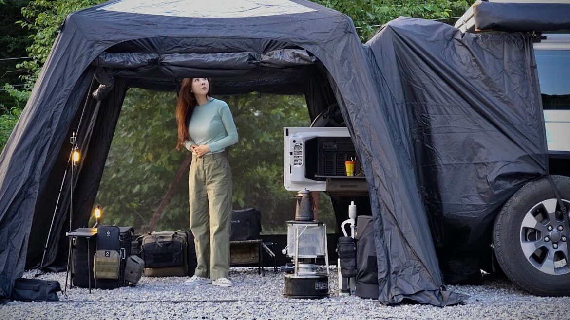 Best tent for winter snow, rain camping? solo car camping Vlog Best tent for winter snow, rain camping? solo car camping Vlog