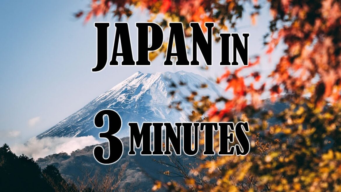 JAPAN IN 3 MINUTES | TRAVEL VLOG