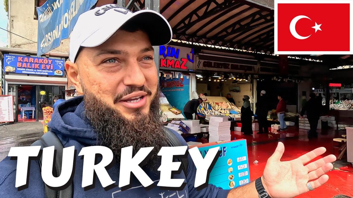 Strange Fish Market In Istanbul, Turkey 🇹🇷