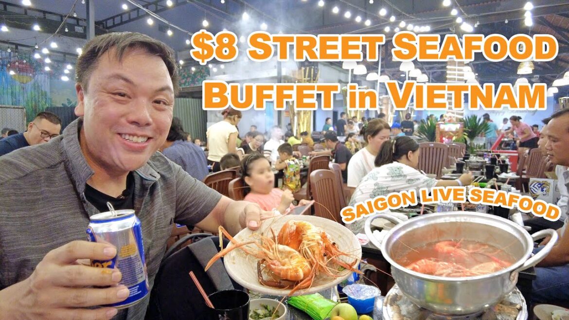 Incredible $8 Vietnamese Street Side Live Seafood Buffet – 199K Ho Chi Minh City Buffet Incredible $8 Vietnamese Street Side Live Seafood Buffet - 199K Ho Chi Minh City Buffet