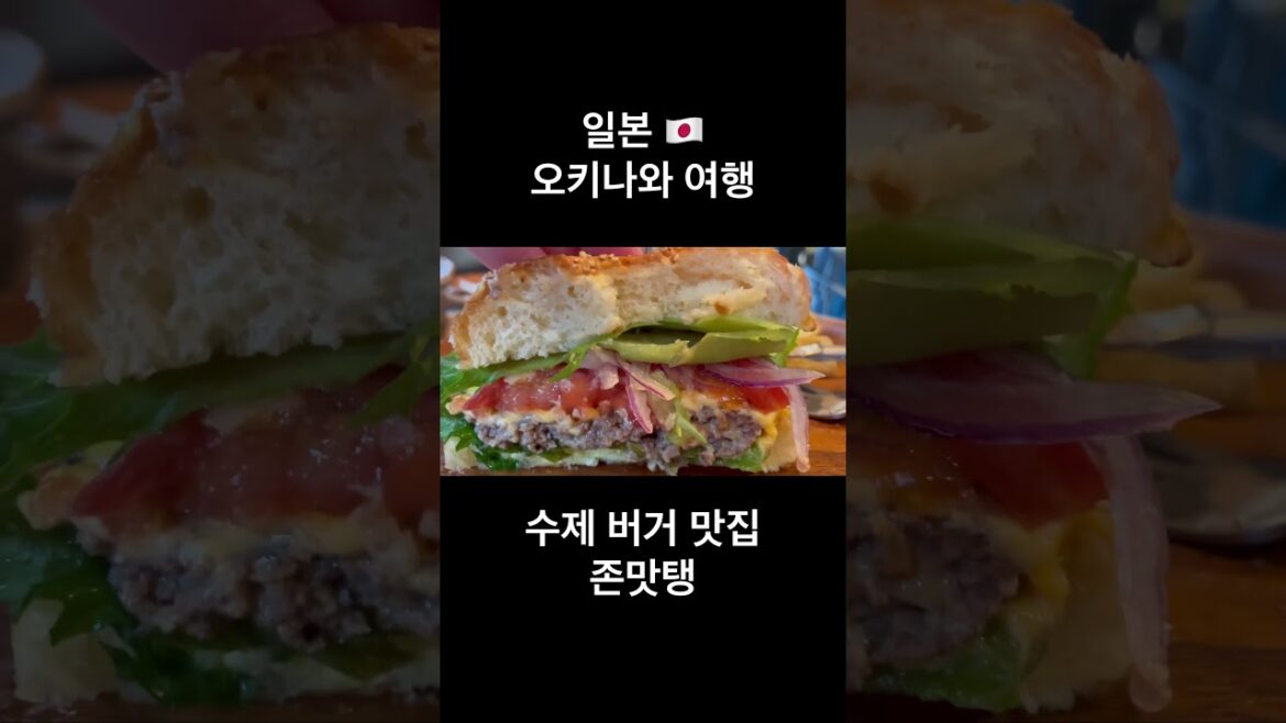 일본 오키나와 여행 수제버거 맛집 존맛탱 #travel #food #foodie #okinawa #burger