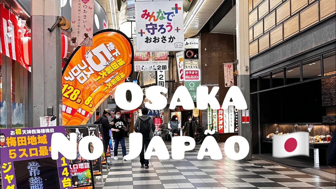 Nosso primeiro dia em Osaka.