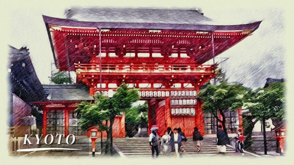 Walk in Kyoto,Japan⛩（Kyoto,Yasaka-jinja Shrine / Maruyama Park）4K ASMR