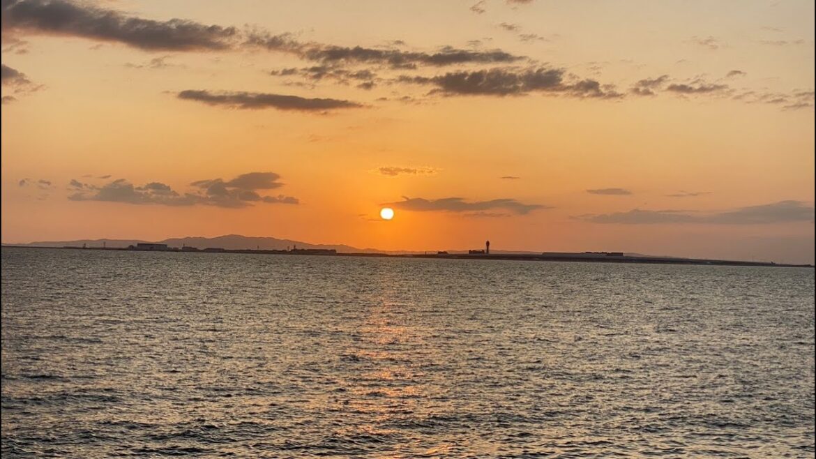 Thursday Sunset Osaka Bay🇯🇵Walking in Japan