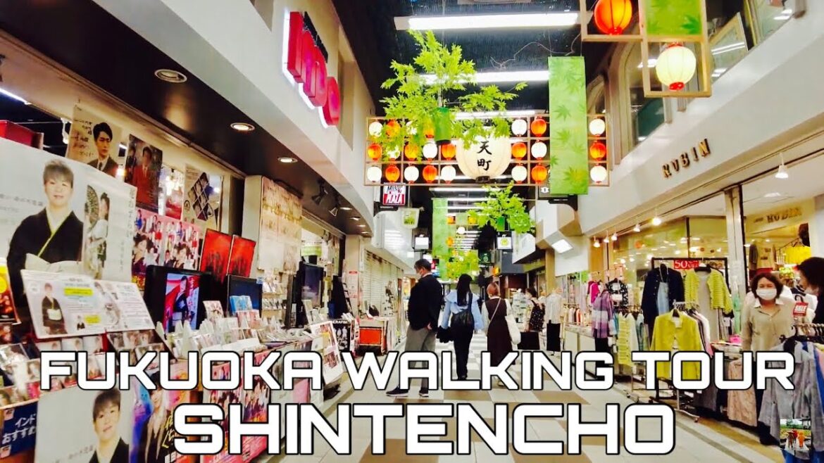 【🇯🇵4K】Walking in Fukuoka Tenjin mall ~ Shintencho (新天町) ~ Japan travel
