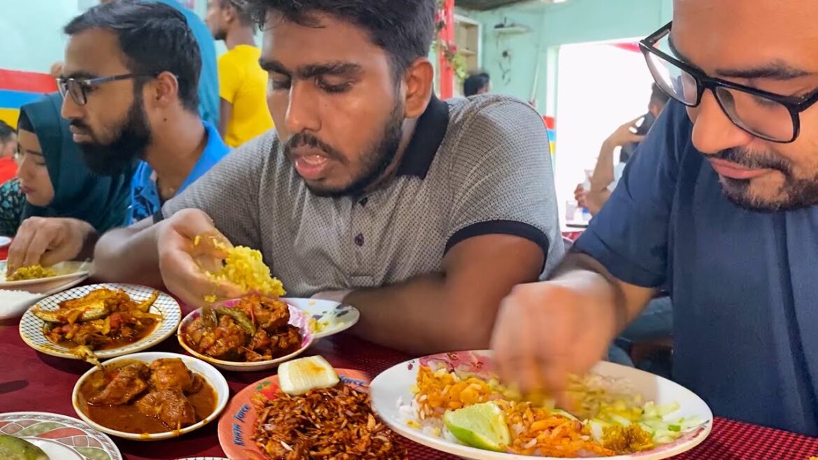 Eating Lunch(Rice & Goats Brain Masala With Onion Salad) With Friends at Mama Hotel & Restaurant Eating Lunch(Rice & Goats Brain Masala With Onion Salad) With Friends at Mama Hotel & Restaurant