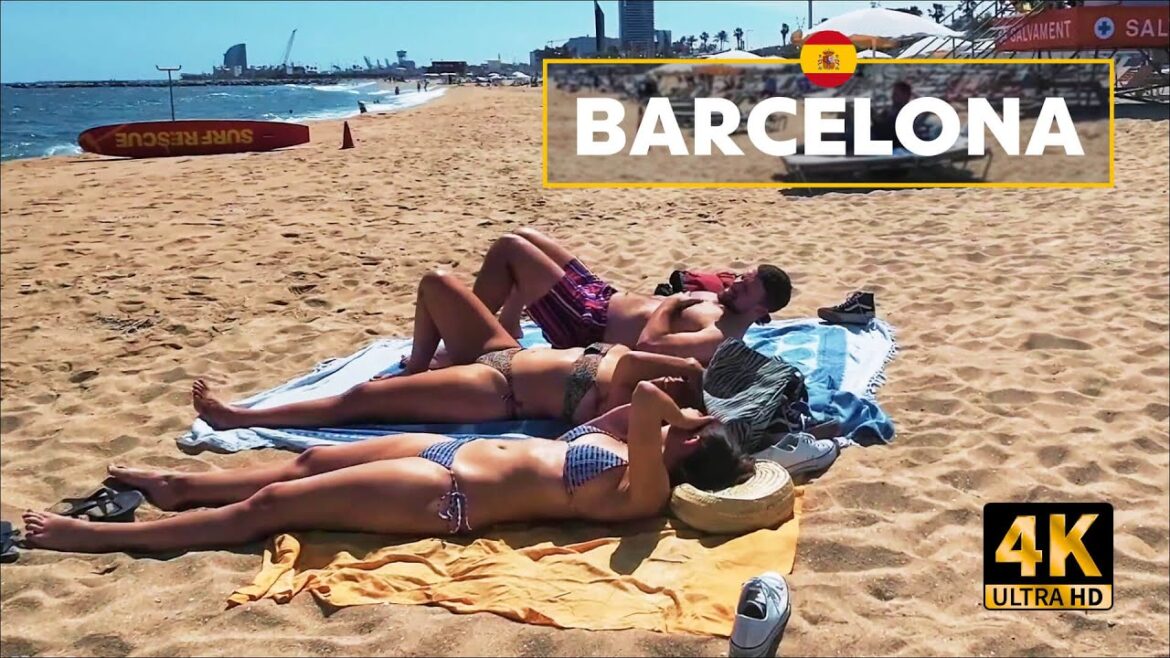 4K Walking Tour in Barcelona Beach 2023, Spain πͺπΈ 4K Walking Tour in Barcelona Beach 2023, Spain πͺπΈ