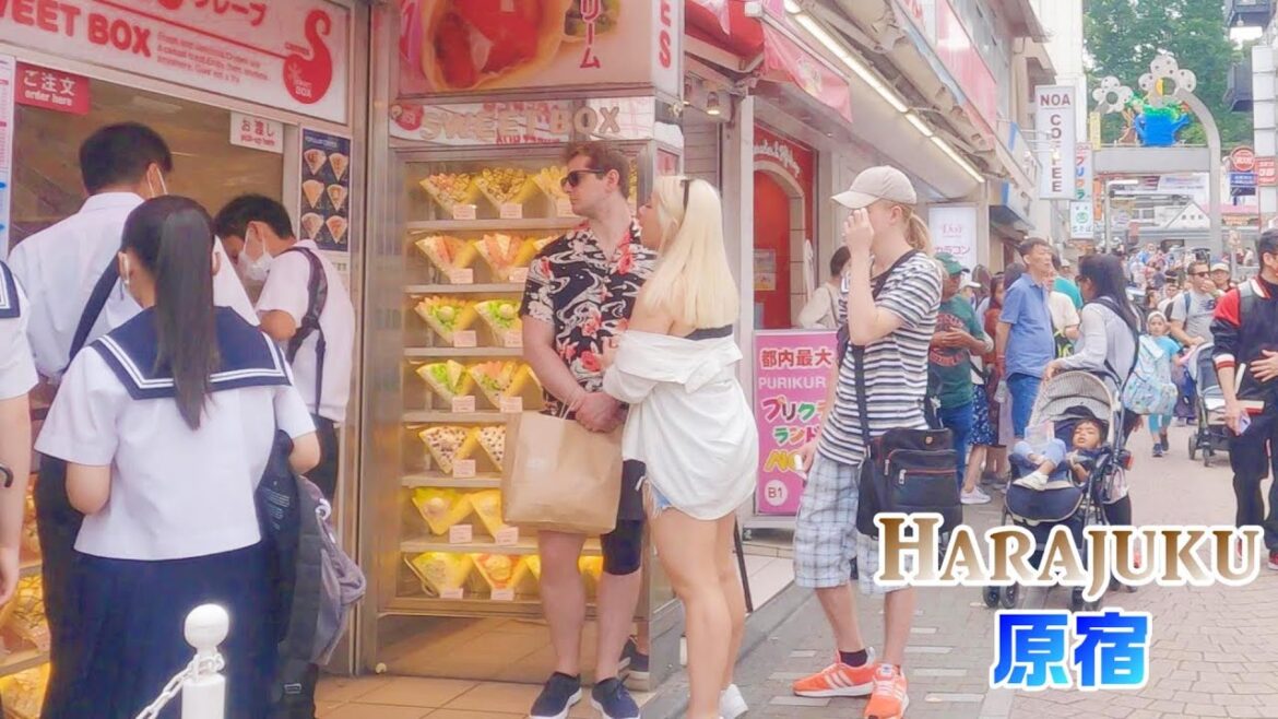 【4K Tokyo Walk】 平日の原宿を歩く。　Harajuku Walk [東京散歩]